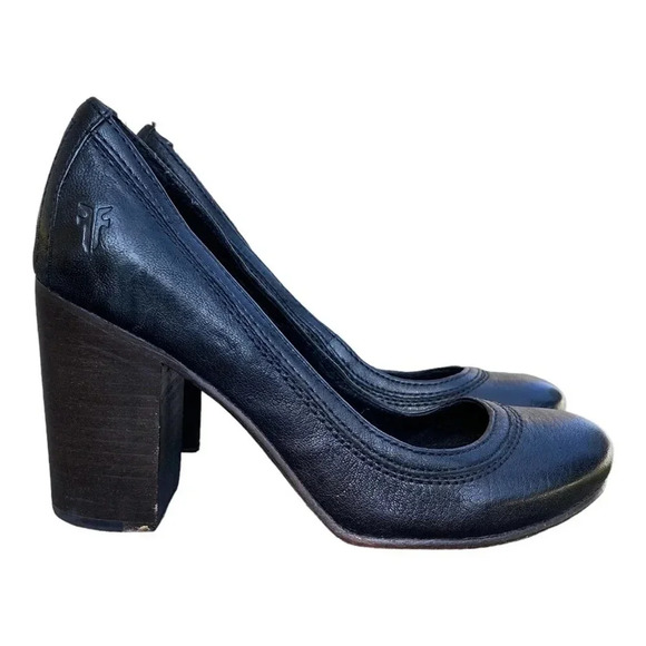 Frye Carson heel Oxford Black Size 5.5 - Picture 2 of 8